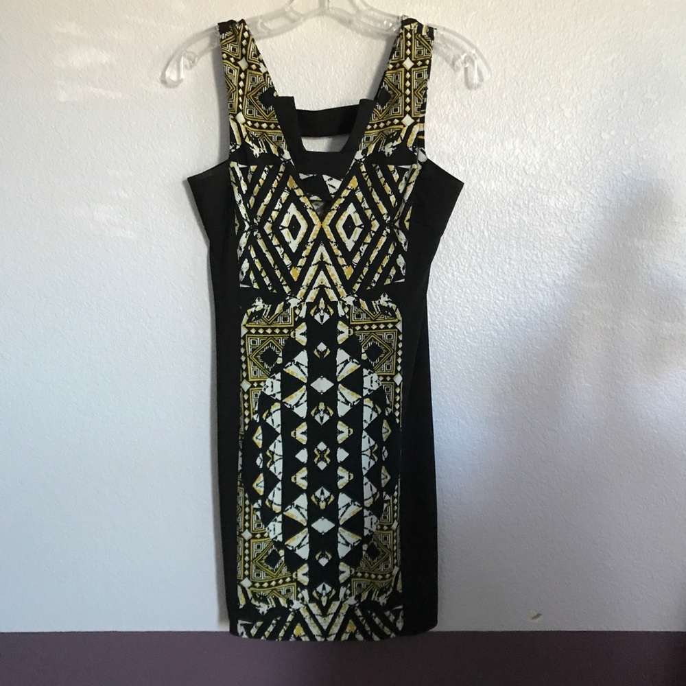 BCBG beautiful mini dress. Wore once. Like new condition.